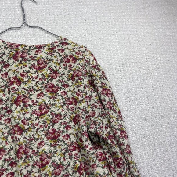 Tamara H. Long sleeve Blouse Wom L Floral Peasanty AOP Cottagecore Boho - Picture 13 of 13